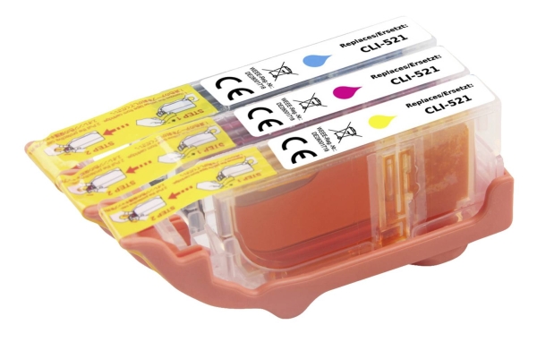 Renkforce Rf-5706066, Cyan, Magenta, Gelb, 3 Stück(E), 470 Seiten, Kombi-Packung