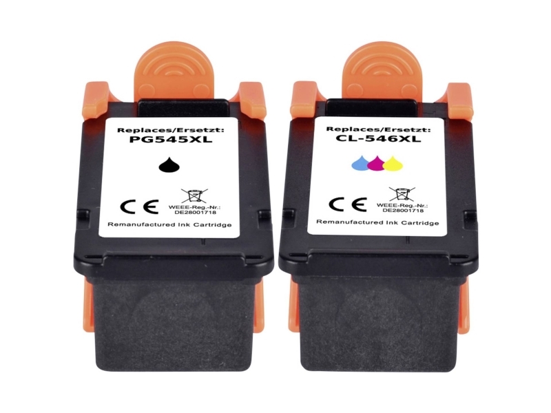 Renkforce Tinte Combo Pack Ersetzt Canon Pg-545Xl, Cl-546Xl Kompatible Combo Pack Schwarz, Cyan, Magenta, Gelb Rf-5706064