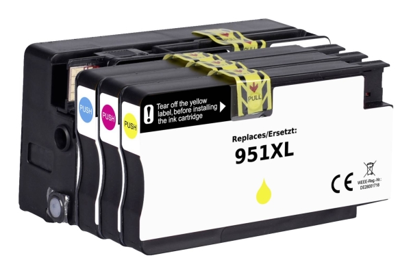 Renkforce Rf-5705448, Hohe (Xl-) Ausbeute, Schwarz, Cyan, Magenta, Gelb, 4 Stück(E), 2300 Seiten, 1500 Seiten, Kombi-Packung