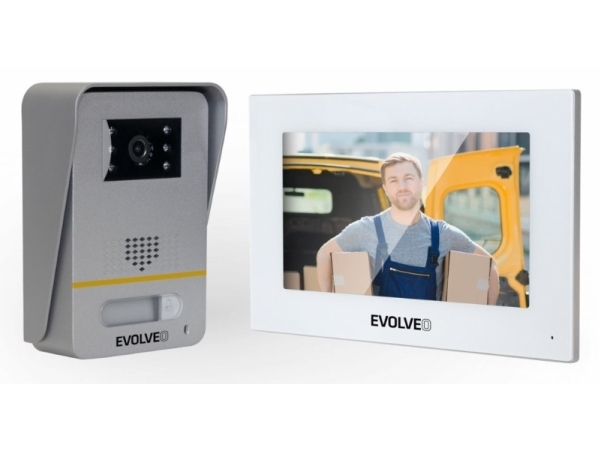 Evolveo Doorphone Dpap1w, 17,8 Cm (7"), Lcd, 1920 X 1080 Pixel, 1080P, Cmos, Ir