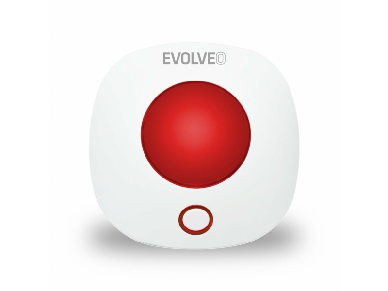 Evolveo Acsalmims, Drahtlose Sirene, Drinnen, 80 M, 433 Mhz, 110 Db, Rot, Weiß