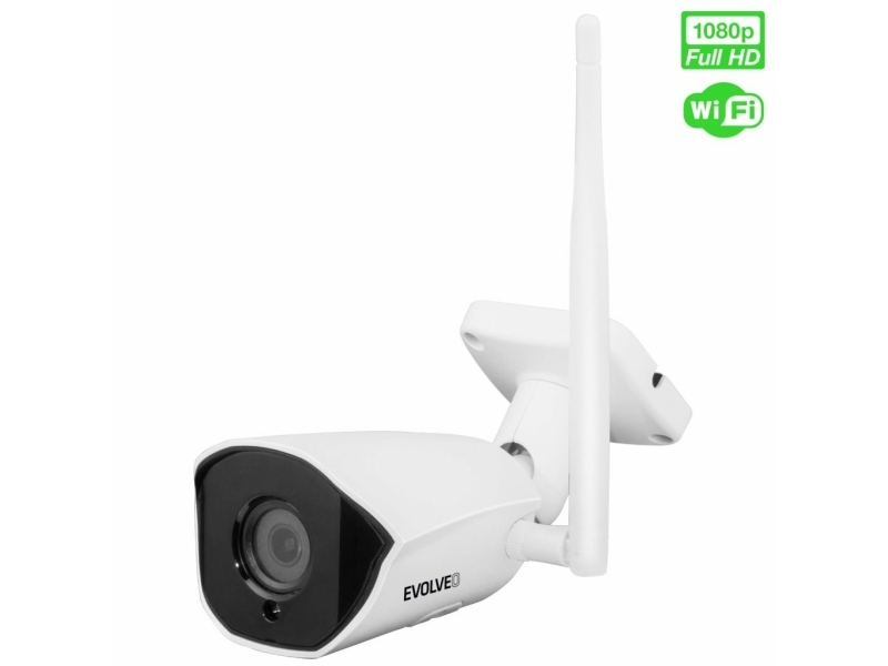 Evolveo Wifi Ip Detective Wip 2M Smart, Ip-Sicherheitskamera, Draußen, Verkabelt & Kabellos, Extern, Decke/Wand, Schwarz, Weiß