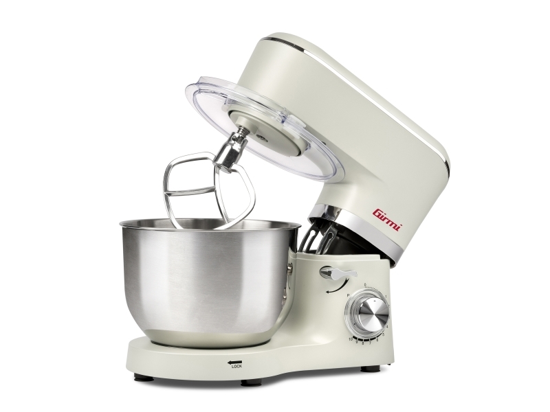 Girmi IM47, Stativmixer, Beige, Rostfritt stål, Vispning, Knådning, Mixning, 6 l, Rotations-, 1500 W | Köksapparater - Köksmaskiner - Rörmaskiner | GameStuff
