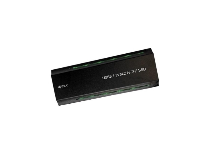 Extra Digital Ultra M.2 Pcie Ngff/Nvme Ssd Dėklas Usb3.2, 20Gbps, Rgb