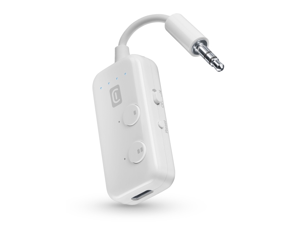 Cellularline In-Flight Transmitter, 3,5 Mm, Weiß, Akku, 18 H, 2 H, 5 G