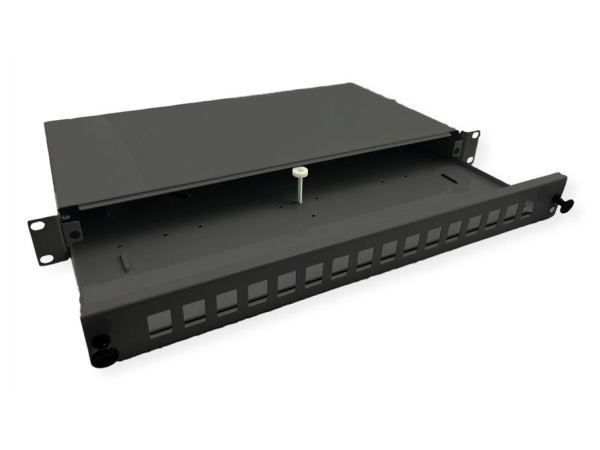 Roline 21.17.0351, Patch-Panel, Sort, 1 Stk, 2,3 Kg