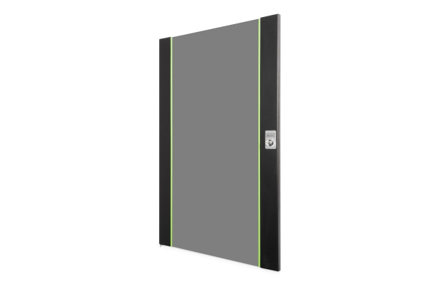 Digitus Dn-19-D-20-U-Sw, Dør, Glas, Metal, Sort, 1 Stk, 6 Kg