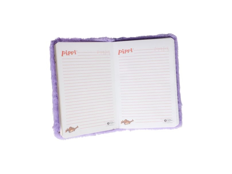Pippi Notesbog Med Plys