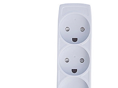 E-line 3-facksuttag utan jord - Vit | EL Artiklar - Andra EL - Pluggar och uttag | GameStuff