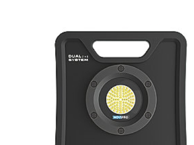 NOVIPRO Premium arbetslampa - 4000 lumen, uppladdningsbar LED, dubbelfunktion | Färg & Tillbehör - Tillbehör - Arbetsbelysning | GameStuff