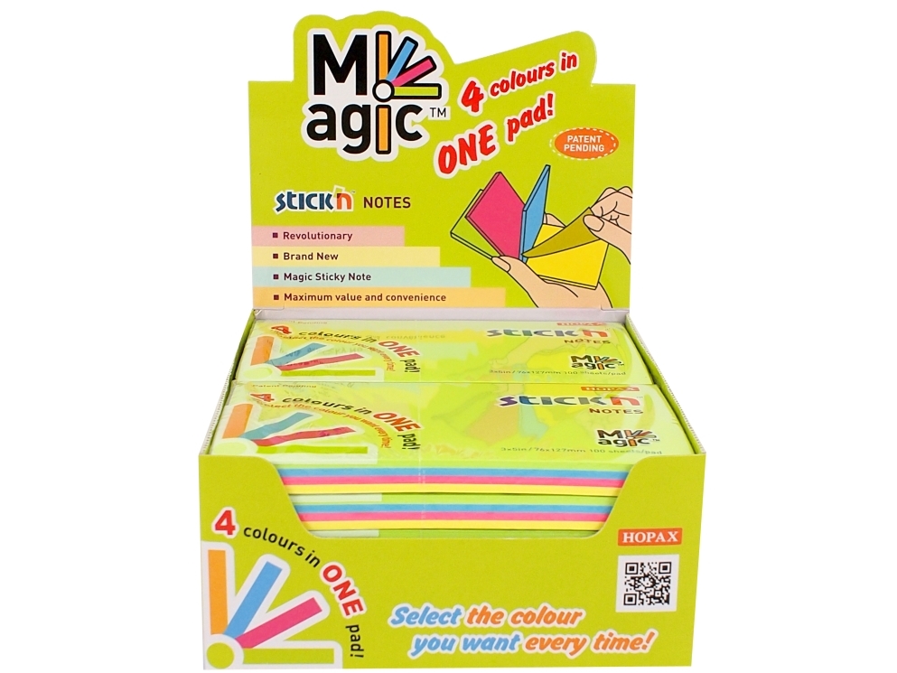 Select Notesblok FSC 76x127 100 Blad Assorterat Neon