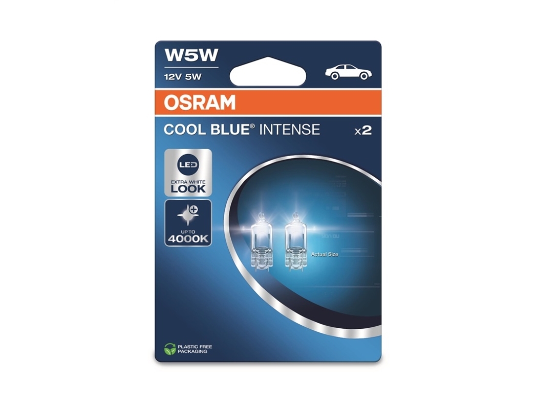 Osram Automotive 4062172394710 Signal lyskilde COOL BLUE® INTENSE W5W 5 W 12 V | Bilvård & Biltillbehör - Belysning | GameStuff