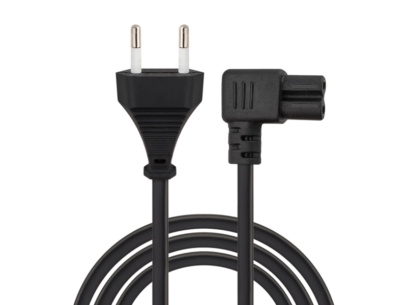 Savio Cl-186 Stromversorgungskabel 2Pin, C7 Gewinkelt 5M Pendel