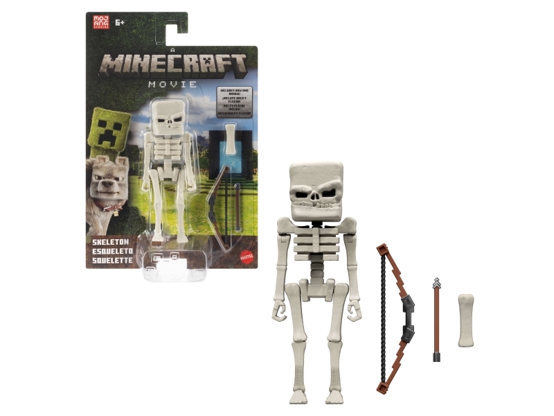 Minecraft Skeleton Figure, 6 År, Multifärg, Plast | Leksaker - Figurer & Dockor - Actionfigurer | GameStuff
