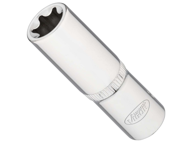Vigor V7014-20, Krafttop, Rustfrit Stål, 1 Hoved(Er), 1/2", Metric, 20 Mm