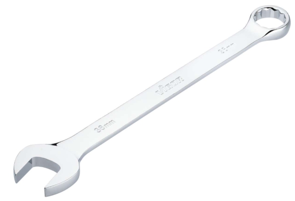 Vigor V7740-36, 36 Mm, Rustfrit Stål, Krom-Vanadium-Stål, Krom, Blank, 15°