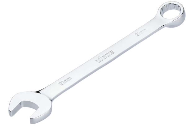 Vigor V7740-21, 21 Mm, Rustfrit Stål, Krom-Vanadium-Stål, Krom, Blank, 15°