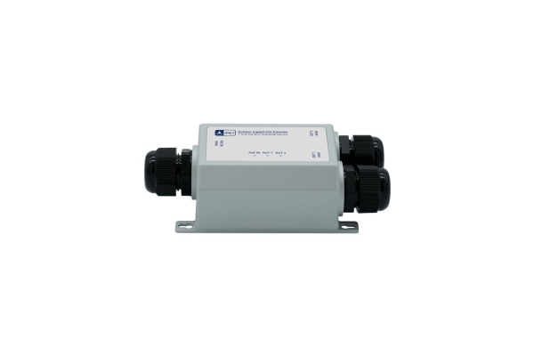 Lanview Lvn-Poe60w-Out-Extender, Ip67, Ieee 802.3, Grau, Aluminium, Wandmontage, 20 Stück