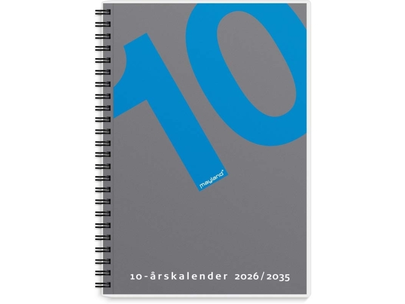 10-årskalender A5 m/illu. 2026 | Papper & Emballage - Kalendrar & Anteckningsböcker - Kalendare | GameStuff