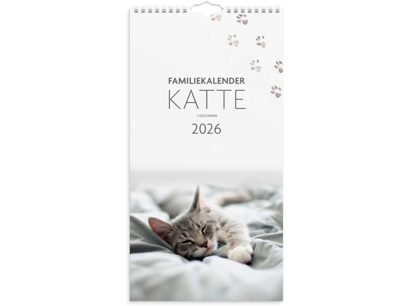 Kattfamiljens kalender 2026 | Papper & Emballage - Kalendrar & Anteckningsböcker - Kalendare | GameStuff