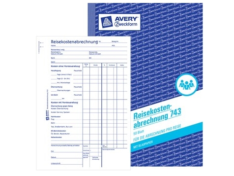 Avery 743, Weiß, Papier, 148 Mm, 210 Mm, 50 Stück(E)
