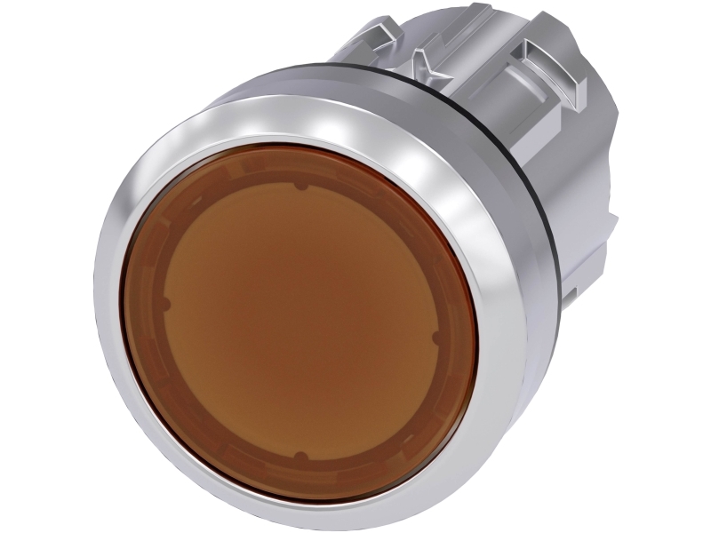 Siemens 3Su1051-0Ab00-0Aa0 Drucktaster 22Mm Rund Amber, 35 G, 50 Mm, 30 Mm, 30 Mm