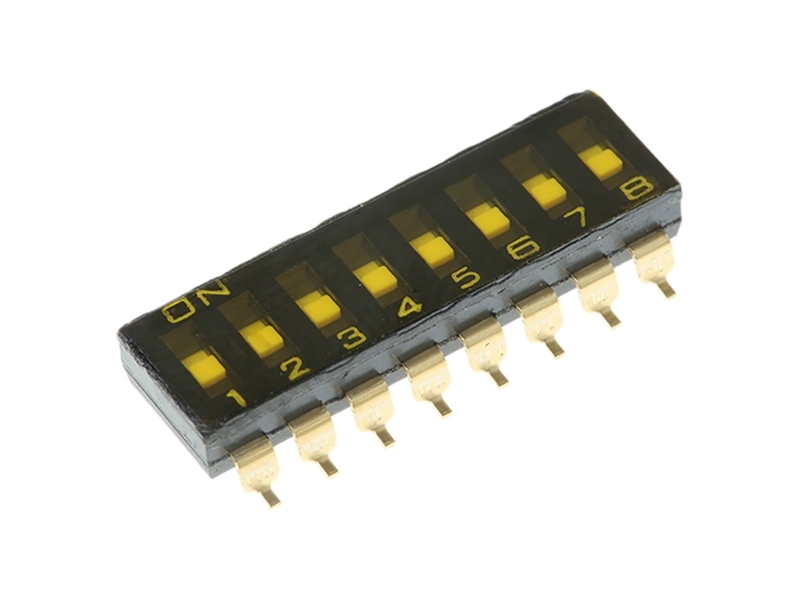 Omron Dip-Schalter Poltal 8 Smd 1 Stück Beutel