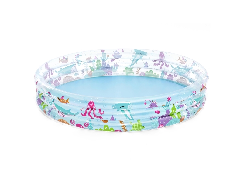 Bestway 51005 / 25, Oppustelig pool, 480 L, Rund, 2 År, Underwater, PVC