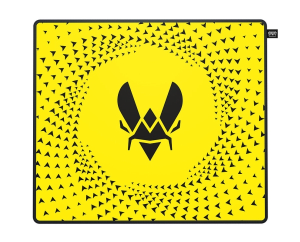 Cherry Xtrfy Gp5 Vitality Yellow, Sort, Gul, Billede, Polyester, Gummi, Skridsikker Bund, Gaming Musemåtte