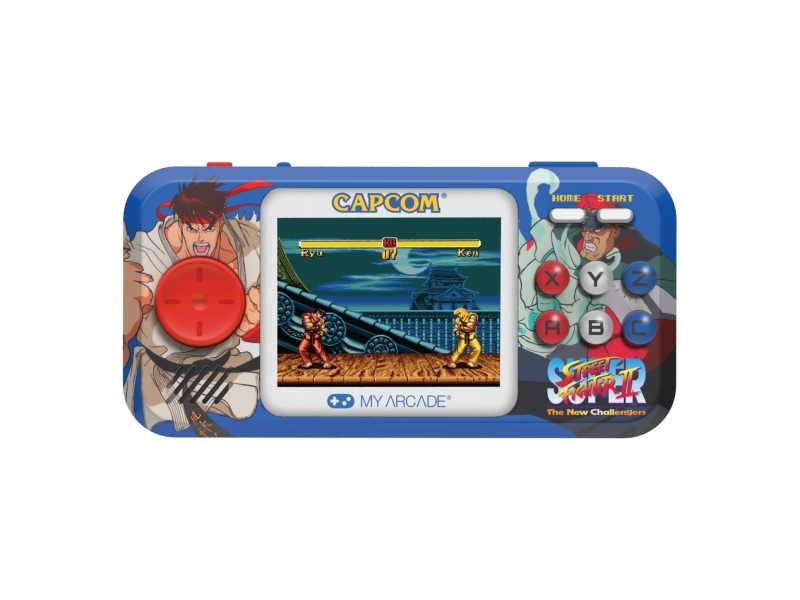 My Arcade Super Street Fighter II Pocket Player Pro, Multifärg, D-pad, Home-knapp, Startknapp, 6,98 cm (2.75), 3,5 mm, USB/Batteri, AA | Spel - Konsoler - Xbox | GameStuff