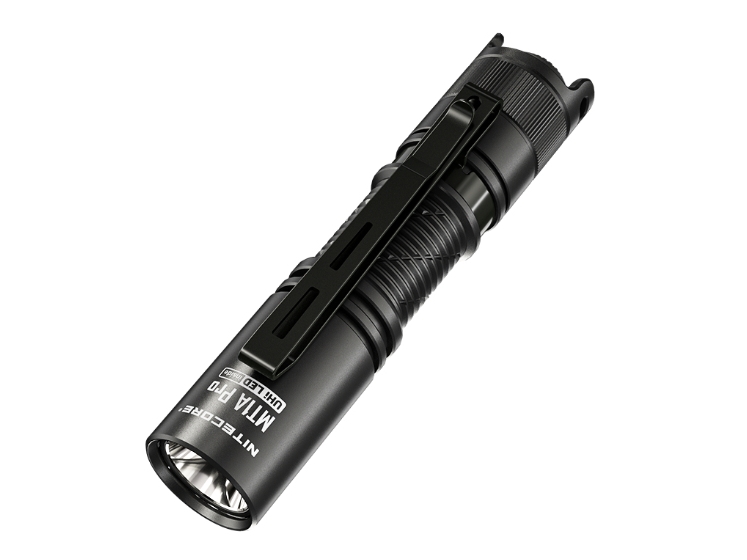 Nitecore MT1A Pro, Hånd lommelygte, Sort, Aluminium, Knapper, 2 m, 2 m