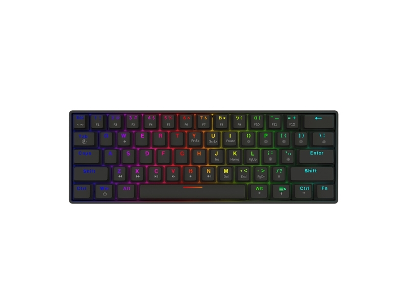 Savio Blackout X2 Red Gaming Usb Qwerty Tastatur American International Schwarz