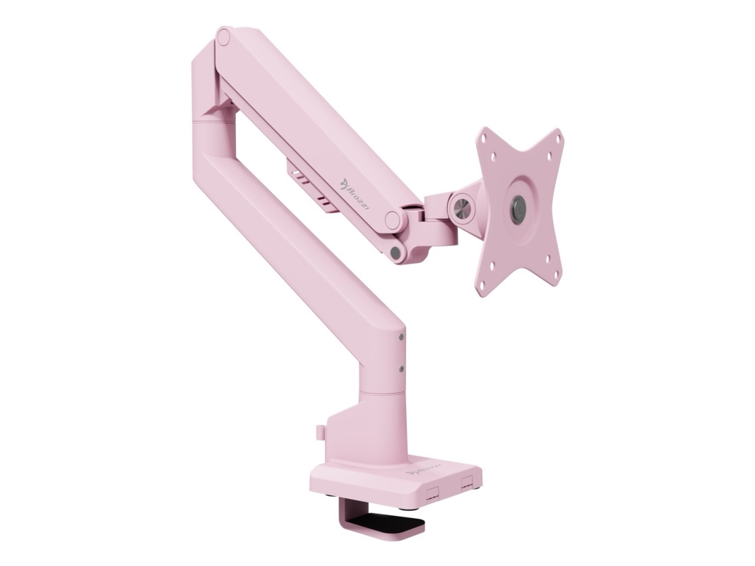 Arozzi Alzare Neo Single - Gas Spring Monitor Arm - Pink | Spel - Bildskärmar & tillbehör - Tillbehör | GameStuff