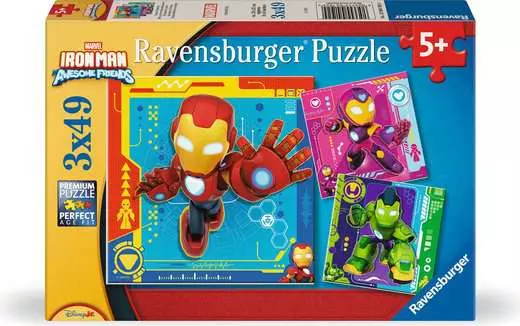 Ravensburger Iron Man & His Awesome Friends, 49 Pc(S), Comics, 5 Yr(S)