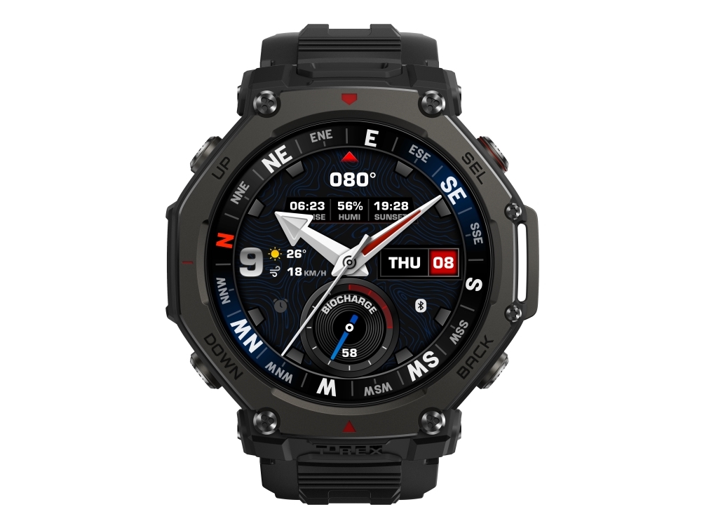 Amazfit T-Rex 3 Pro, 3,81 cm (1.5), AMOLED, Pekskärm, Wi-Fi, GPS, 52 g | Sport & Träning - Pulsklockor & Smartwatches - Smartklockor | GameStuff