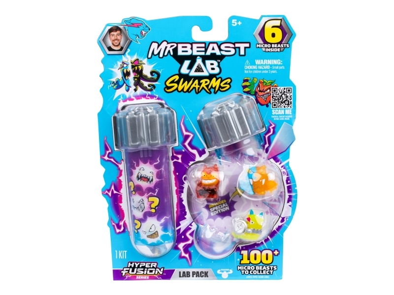 MrBeast Lab, Swarms Fusion figur 6 pk | N - A | GameStuff