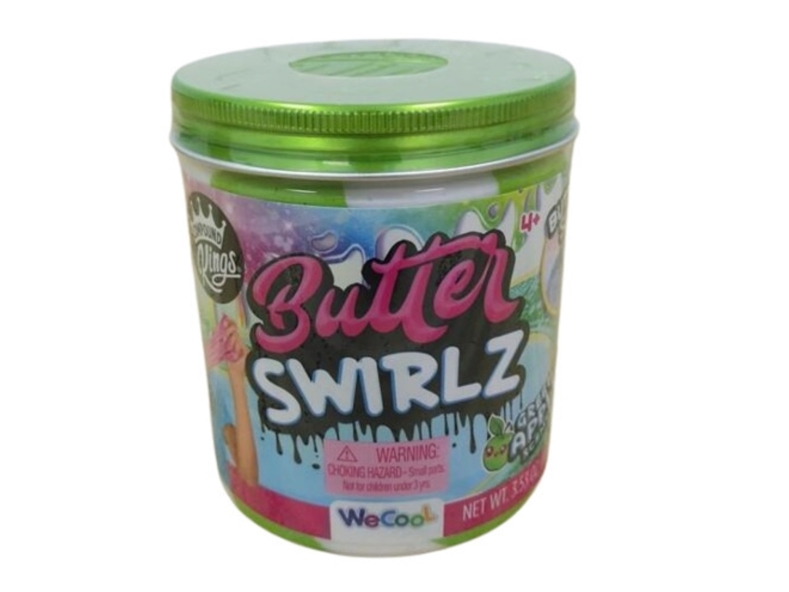 Compound Kings Butter Swirls Slimbøtte 100G. Æblegrøn/Hvid