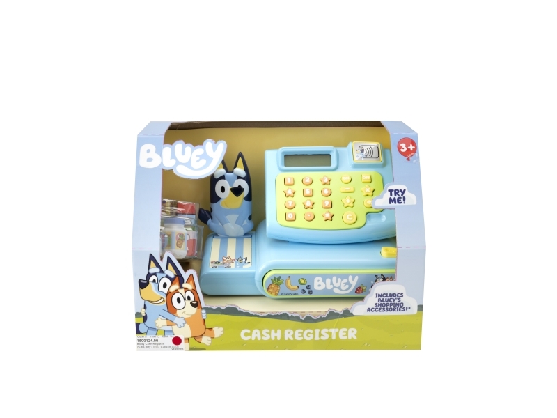 Bluey Kassaapparat med tillbehör | Andra leksaksmärken - Blå | GameStuff