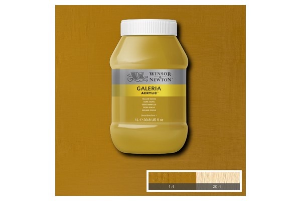 Galleri Akryl 1L Gul Okker 744