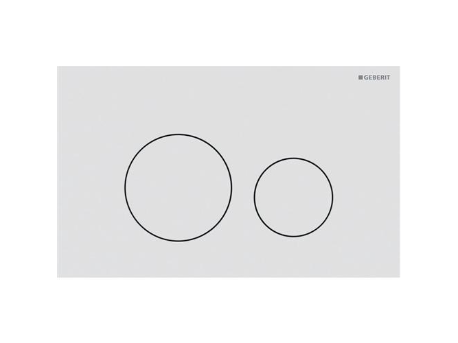 Geberit Sigma40 betjeningplade - Til dobbeltskyl round Hvid mat