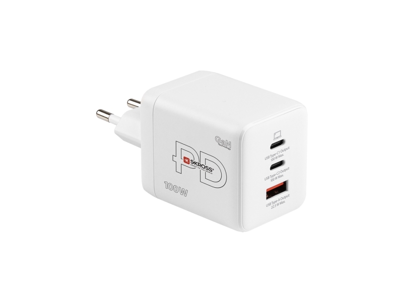 Skross Power Charger 100W Gan Combo Eu (Skkt07100wpdeucn)