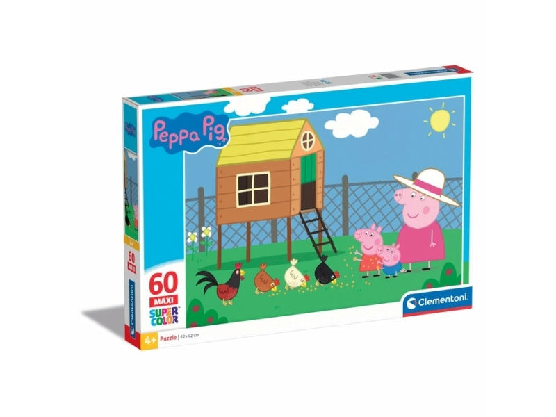 Puslespil, Maxi Peppa Pig, 60 Brikker