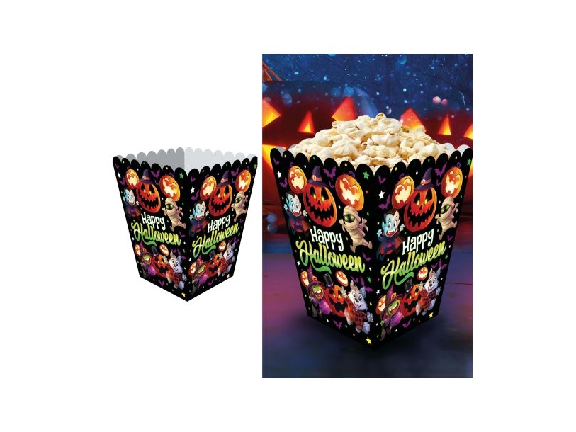 Popcornbecher Little Monsters, 6 Stück