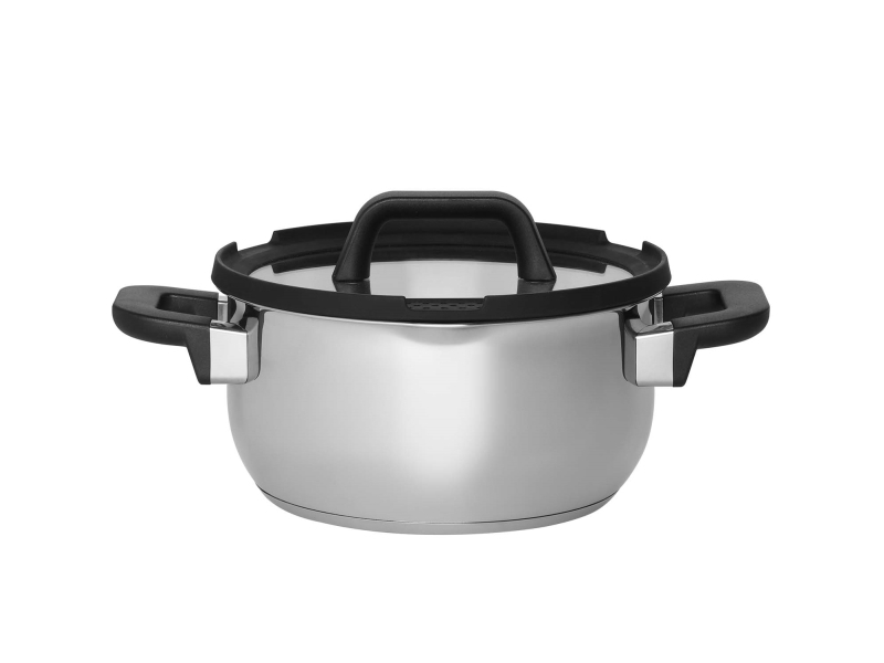 Maku kattila 20cm 3l ruostumatonta terästä, jossa on s/d-pannu