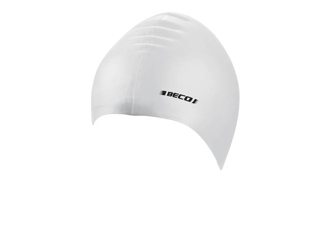 BECO-Beermann 7390-1, Valkoinen, Lippalakki, Unisex, Aikuinen, Uinti, Silikoni