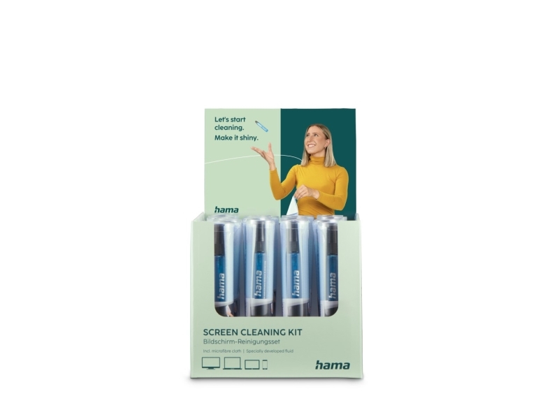 Hama 00221092, Udstyrsrensning Spray & Tørklude, Tv, 15 Ml, 1 Stk