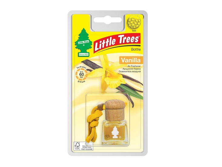 Wunder-Baum Vanilla, Flytande luftförbättrare, Gul, Vanilj, Bil | Dofter - Doftljus/Doftpinnar - Doftpinnar | GameStuff