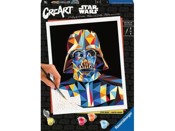 Ravensburger CreArt - MNZ - Darth Vader, Gipsgjutnings-/målarkit för barn, 12 År, Multifärg | Skola & Hobby - Konsthantverk - Handgjorda produkter | GameStuff
