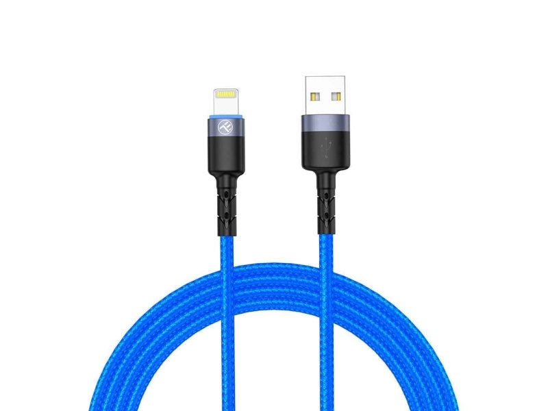 Tellur Tll155364, 1,2 M, Lightning, Usb A, Hanstik, Hanstik, Blå