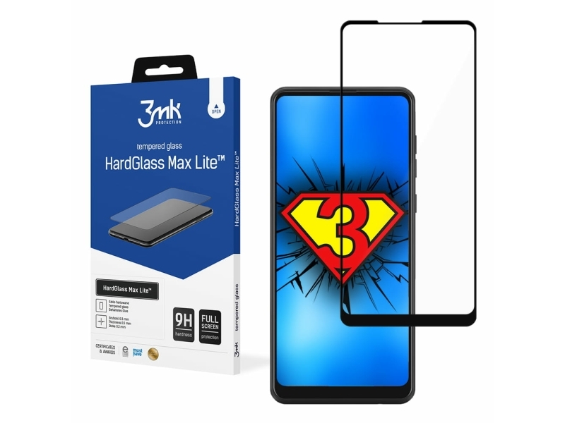 Samsung Galaxy A21 - 3Mk Hardglass Max Lite Juodas